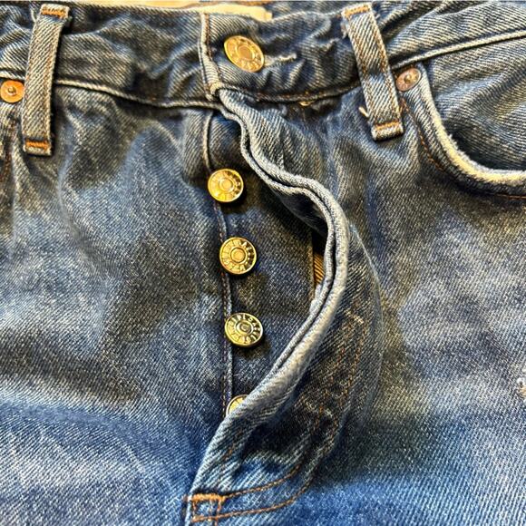 Agolde Riley Straight Leg Jeans  Lowdown Wash 25 - Picture 9 of 12